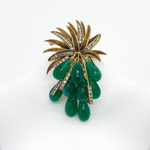 Vintage Deco Brooch,Art Deco Brooch,3D Grape Brooch,Palace Style Brooch,Ethnic Style Brooch,Pastoral Style Brooch,Brooch for women