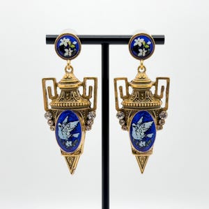Vintage Earrings,Art Deco Earrings,Pigeon Earrings,palace earrings,Court-style Earrings,Ethnic Earrings,Bohe Earrings