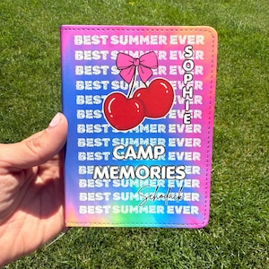 Camp journal; Sleepaway camp; summer frame; welcome home gift; visiting day gift