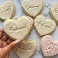 Bridesmaid Stamped Shortbread Sugar Cookie Cookie * Wedding * Hamper * Gift Box * Present *Hen Do  * Proposal * Heart * Personalised
