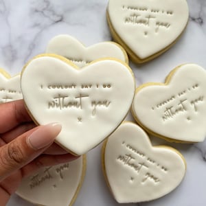 I Couldn't Say I Do Without You Shortbread Sugar Cookie * Wedding Favour * Bridesmaid Proposal * Wedding * Hen Party * Gift Set * Present