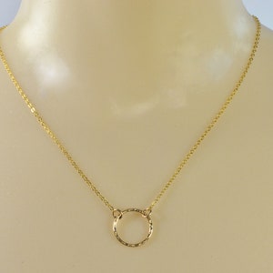 Gold Circle of Life Necklace image 3