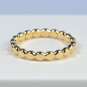 Gold Beaded Ring image 3