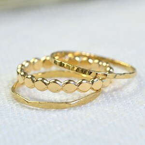 Gold Beaded Ring image 6