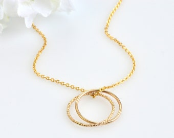 Unity Necklace - 14k Solid Gold