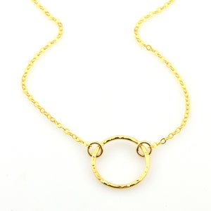 Gold Circle of Life Necklace image 1