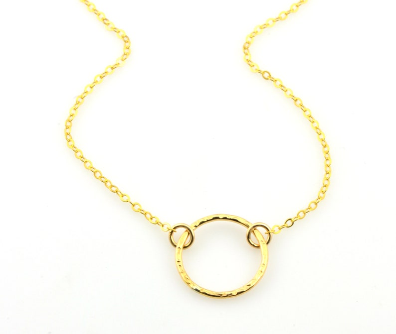 Gold Circle of Life Necklace image 1