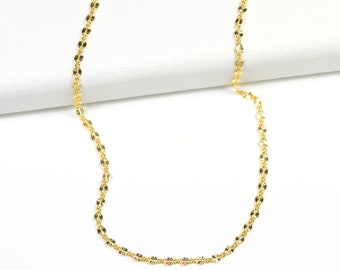 Gold Shiny Disc Chain