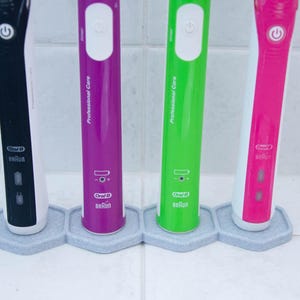 Family toothbrush holders, bathroom organiser, toothbrush stand, marble decor