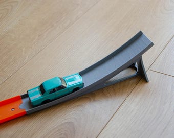 Hot Wheels Compatible Track Jump: Trick End Connector