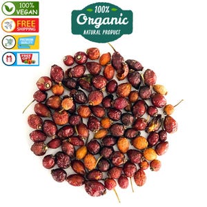Rose hips,Rosa Canina fruit,Dried Rose Hips,Rose Haw,Rose Hep,Rose Hip Tea,Herbal Vitamin Tea,Organic tea,Vegan tea, Berries-FREE SHIPPING
