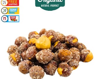 Organic Roasted Turkish Hazelnuts: Vegan, Salted Snack