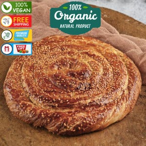 Homemade Tahini Roll, Tahini Bun, Turkish Dessert with Tahini and Sesame, Traditional natural sweet,  -FREE SHIPPING