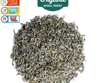 Brotes de lavanda orgánicos secos: Lavandula Officinalis, té de hierbas, popurrí