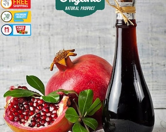 Melaza de granada orgánica: Aderezo natural para ensaladas (250 ml)