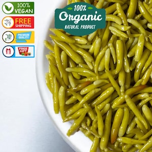 Organic Hot Pepper Pickle: Spicy Vegan Salad Dressing - 350gr