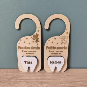 Hanger with tooth box little mouse/tooth fairy