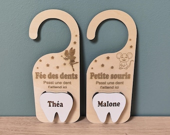 Hanger with tooth box little mouse/tooth fairy