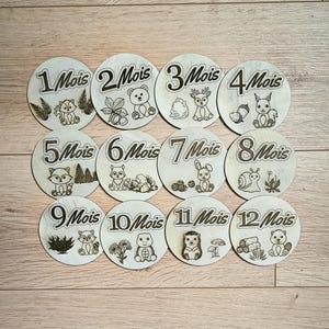 Cartes étapes/ jalons animaux
