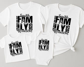 Family Reunion Shirts, Custom Family Reunion Shirt, Family Name Shirt, Family Tree Shirt, Personalized Family Shirts, Matching Family Shirt
