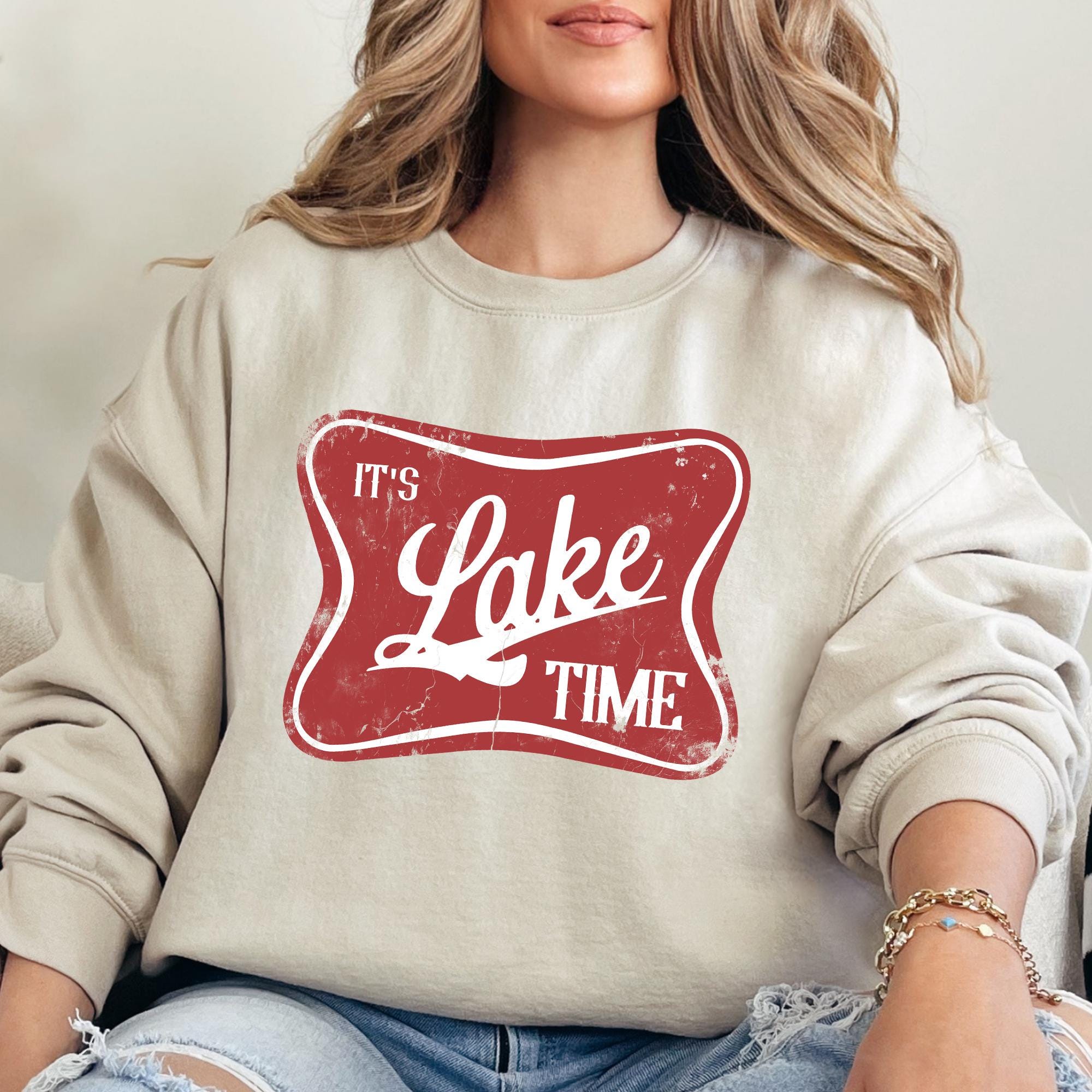 Lake Time Sweatshirt, Lake Life Sweat, Adventure Shirt, Outdoor Sweatshirt, Vacation Sweatshirt, Nature Lovers Sweatshirt,Camping Sweatshirt