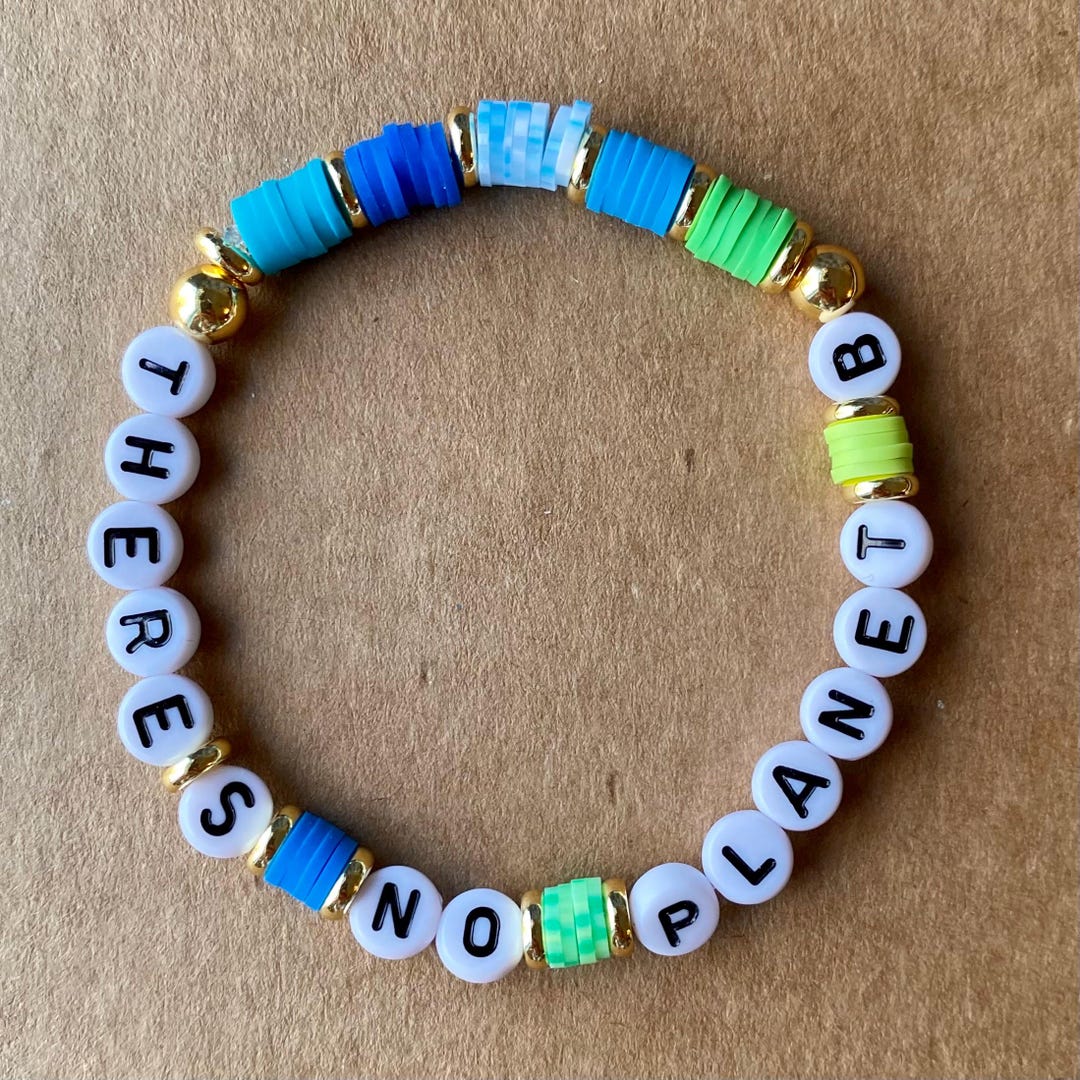 There's NO PLANET B Kamala Friendship Bracelet Land Sea