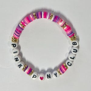 PINK PONY CLUB - Custom Friendship Bracelet - Chappell Roan - Midwest Princess - Hot To Go - Hot Not Pretty - Femininomenon - Handmade Gift