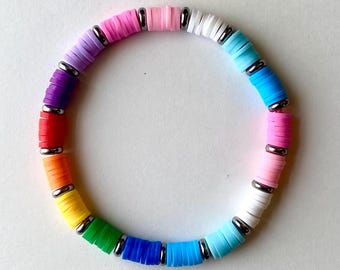 SOLID COLOR SCHEME Blue Friendship Bracelet Project - Blue Wave, Blue Block, FiredUp Red, Jewel Tones, Lovely Lilac, Rainbow Handmade