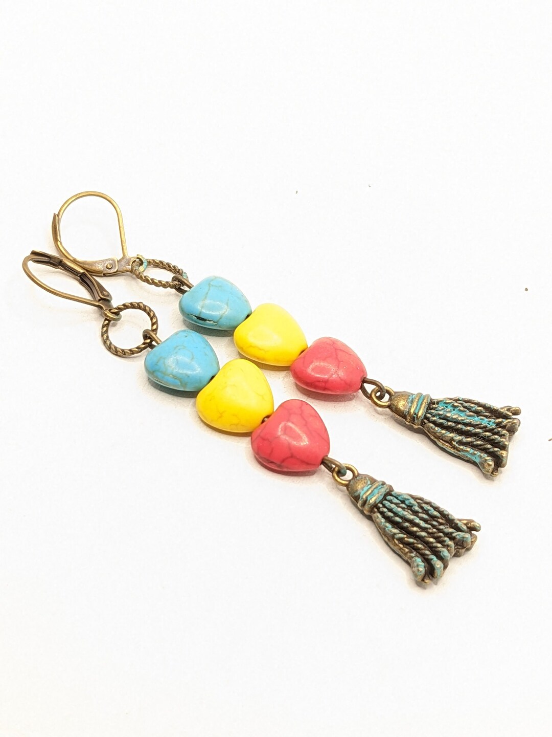Boucles d'Oreilles Fille Enfant Fleur Zircone Or Jaune 18