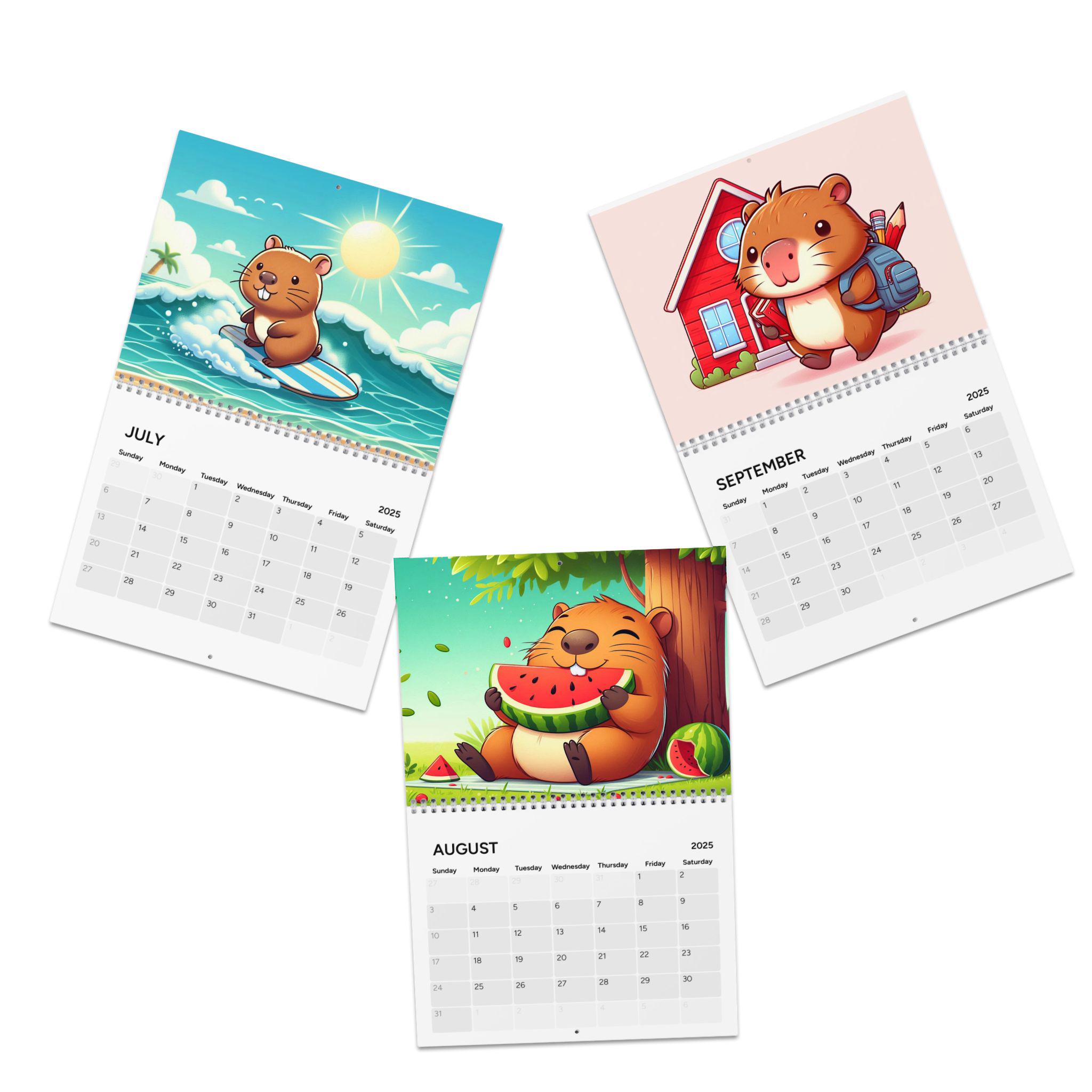 Capybara Geburtstagsbanner - Vormontierte Partydekoration Für Capybara-Fans