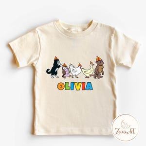 Custom Little Bear Shirt, Cute Kids Shirt, Animal Lover Shirt, Kids Daughter Gift, Animal Kids, Mom and Son Matching Shirt, Animated TV Show
