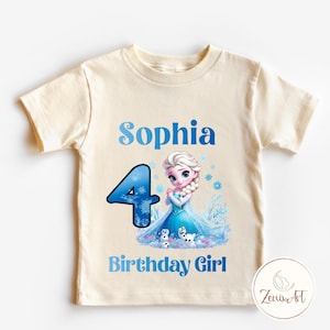Frozen Birthday Shirt , Elsa Birthday Shirts, Frozen Custom Shirt , Frozen Personalized Tee, Frozen Family Party shirts
