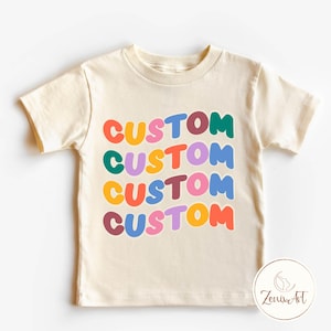 Custom Kids T-Shirt: Personalized Soft Cotton Tee