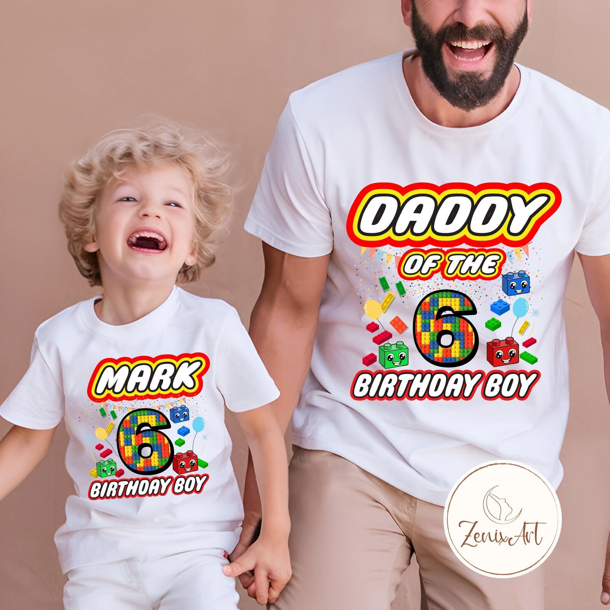 Birthday Boy Lego T Shirts For Toddlers Lego Party Lego Themed