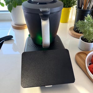 3D-Printed Black Screen Cover For Thermomix TM7