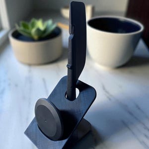 Spatula & Cap Stand for Thermomix TM7 - 3D-Printed in Black