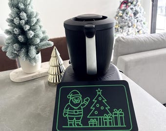 Thermomix TM7用3Dプリント「クリスマスデザイン」スクリーンカバー