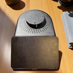 Black 3D-Printed Motor Area Cover for Thermomix TM7.