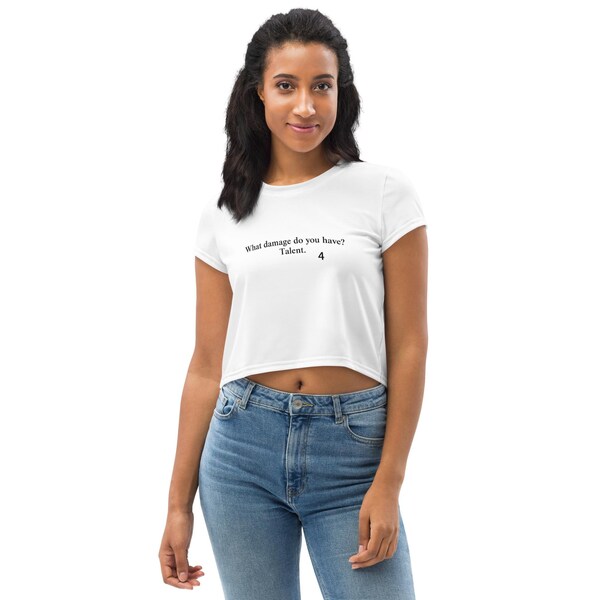 Talent Damage - Crop Tee