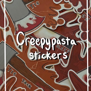 Creepypasta stickers [Jeff and Toby]