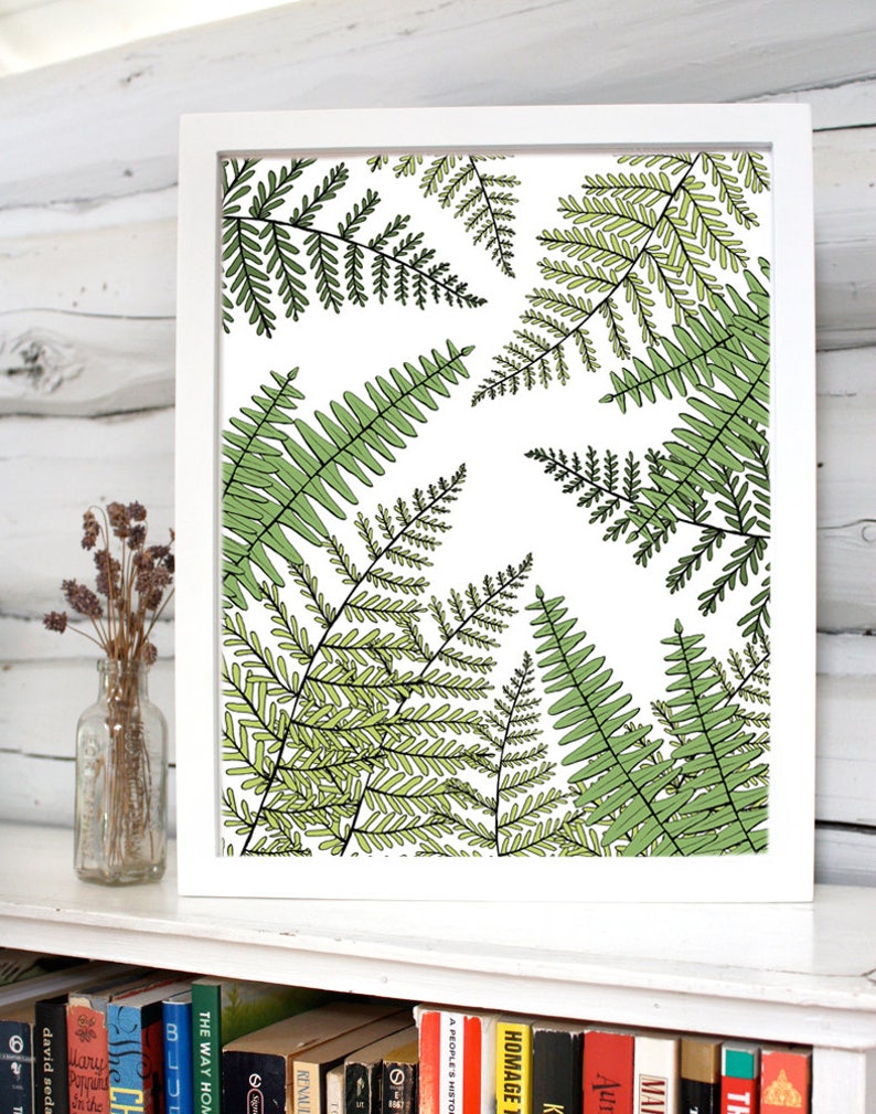 Fern print illustration image 2