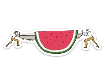 Now That's a Watermelon Vinyl Sticker