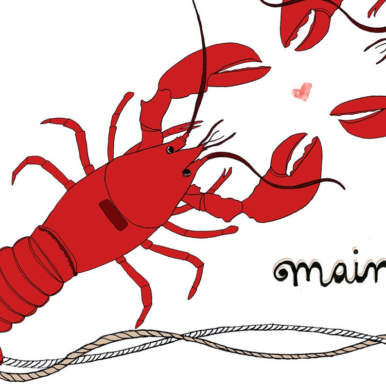 Lobster love card for your Maine squeeze image 5