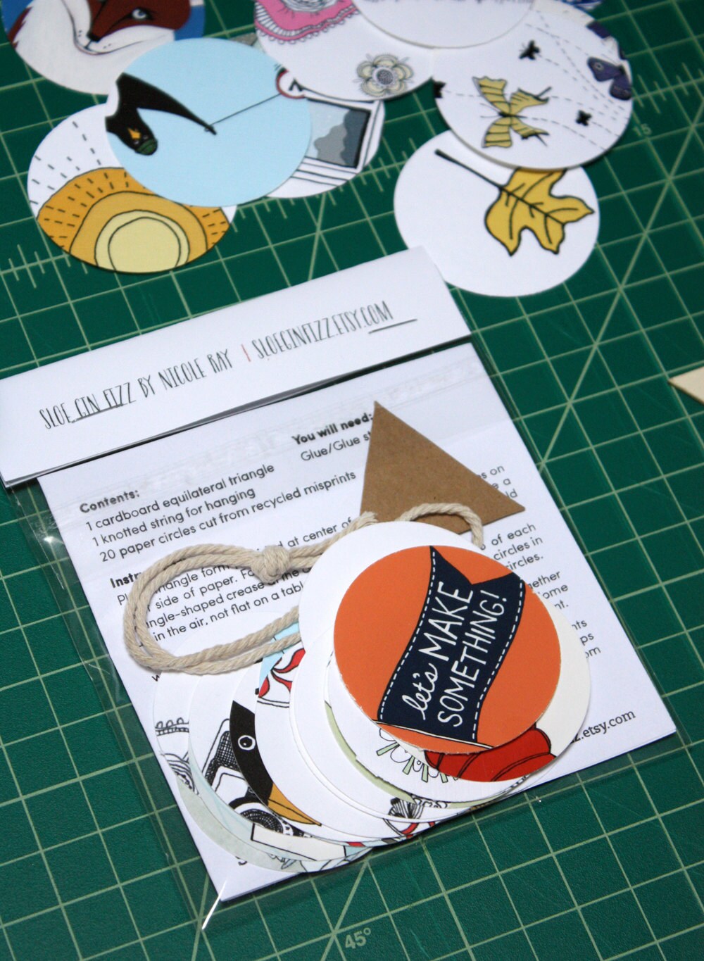 Paper Ornament Craft Kit DIY Using Recycled Misprints Etsy