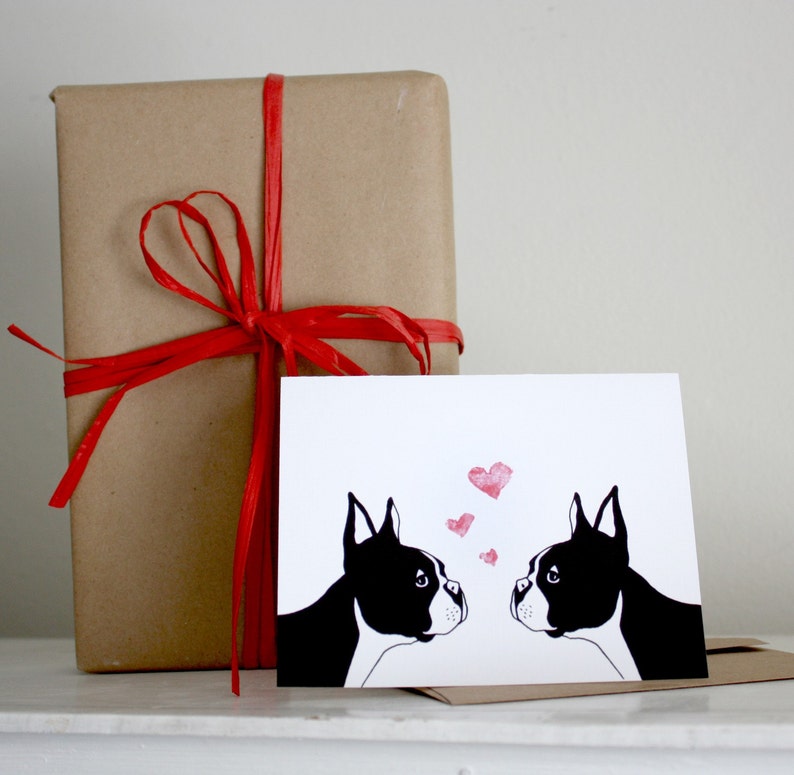 Boston Terrier Love Greeting Card image 5