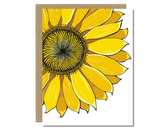 Sunflower Greeting Card