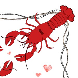 Lobster love card for your Maine squeeze image 4