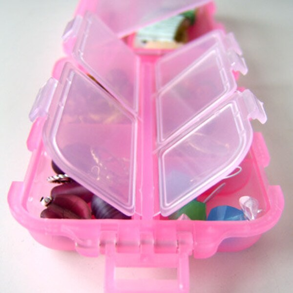 LAST ONE - Snap 'n Go Notions Case - Original - On-The-Go Accessory for Knitters and Crocheters - Pretty in Pink