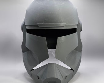 Animated Clone Commando Helmet TCW - DIY Kit (Raw 3D Print)