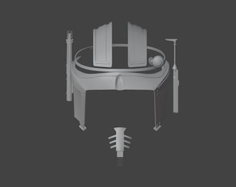 Commander Accessories Bundle STL - 3D Print Files Clone Trooper Helmet
